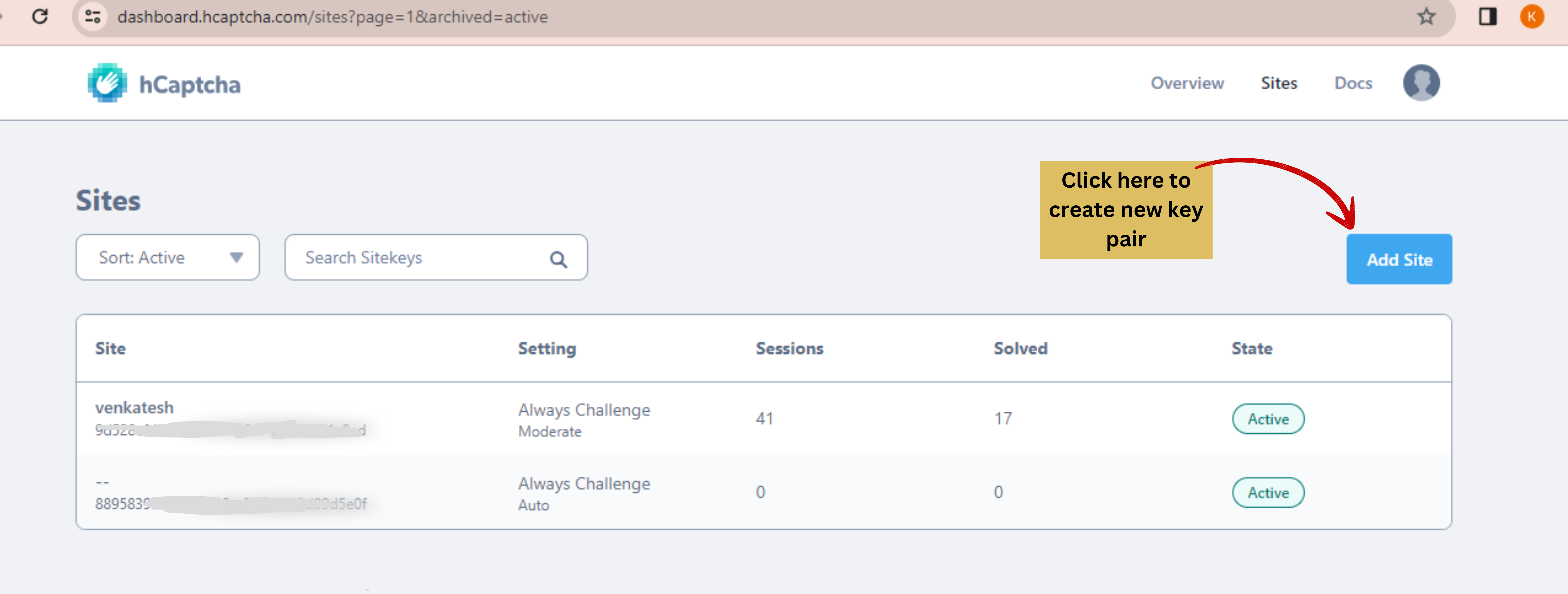 create keys settings create keys settings