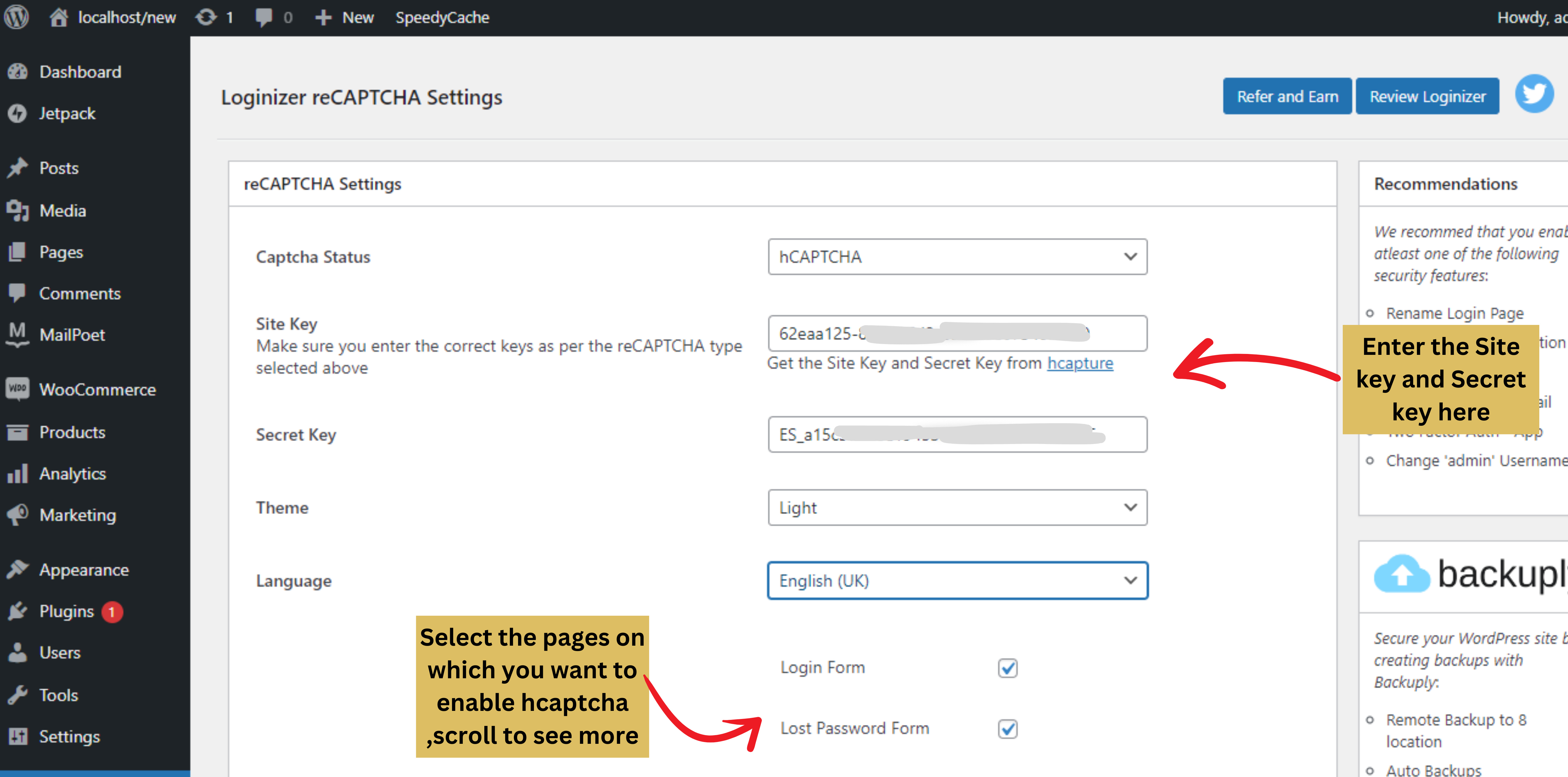 enable hcaptcha 2 enable hcaptcha 2