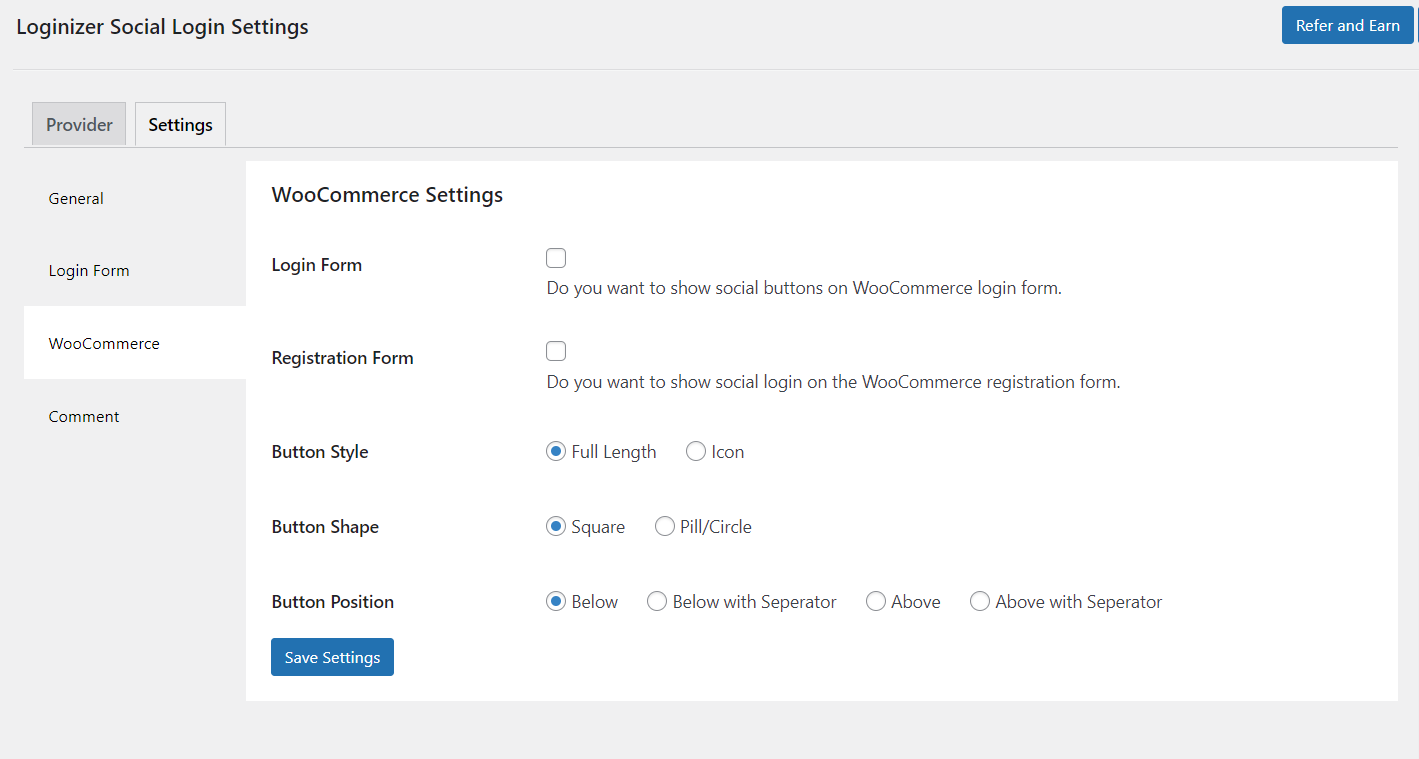 WooCommerce social Login WooCommerce social Login